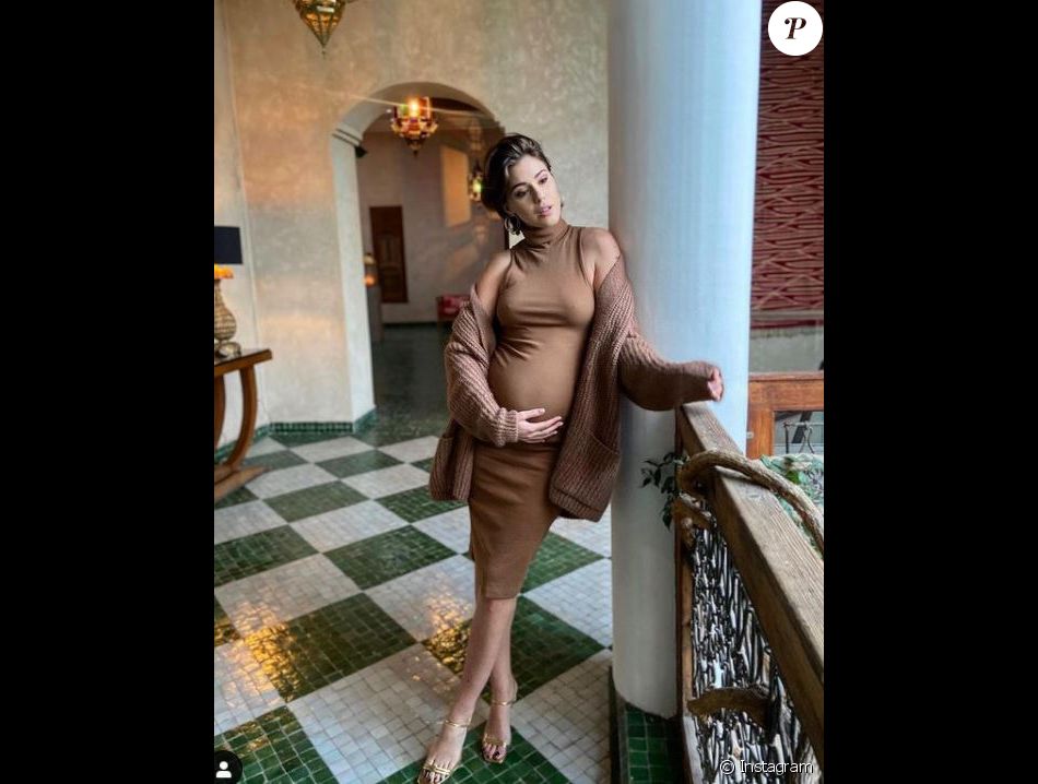 Barbara Opsomer enceinte de son premier enfant