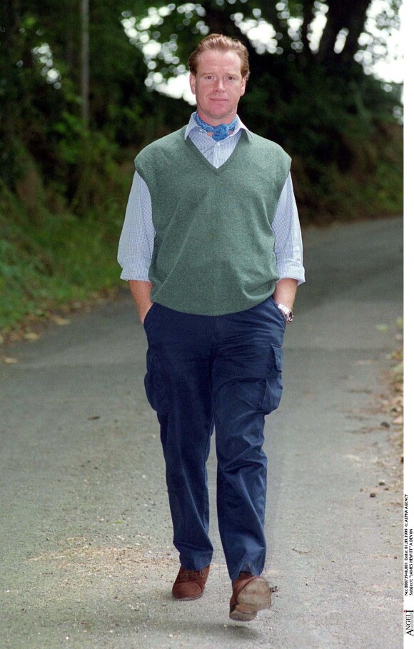 James Hewitt dans le Devon, en 1999.