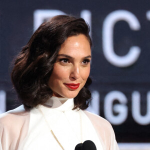 Gal Gadot lors de la 78ème cérémonie des Golden Globes au Rockefeller Center à New York le 28 février 2021.