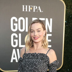 Margot Robbie assiste à la 78ème cérémonie des Golden Globes au Rockefeller Center à New York le 28 février 2021.