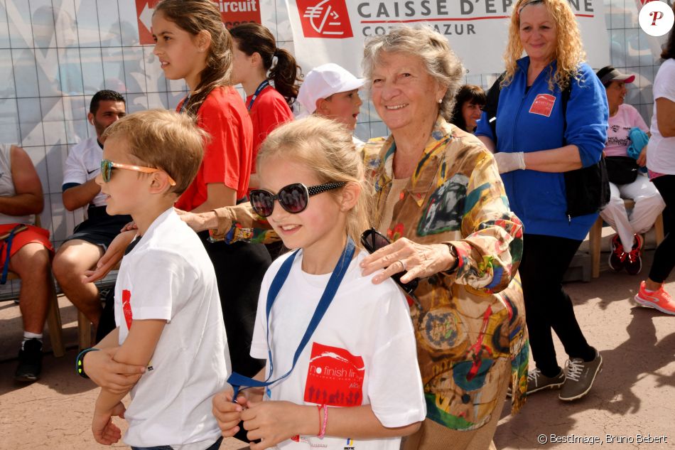 Exclusif - Marthe Villalonga - Dernier tour de parcours pour la 2ème édition de la "No Finish Line" à Nice le 28 avril 2019. © Bruno Bebert / Bestimage