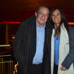 Exclusif - Jean-Pierre Pernaut et sa femme Nathalie Marquay - Les célébrités assistent au One Woman Show de l'humoriste E.Poux "Le syndrome du Playmobil" au Casino de Paris, France, le 15 avril 2019. © Giancarlo Gorassini/Bestimage