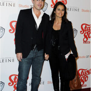 Faustine Bollaert et son mari Maxime Chattam - Avant-premiere du film "Stars 80" au Grand Rex à Paris. Le 19 octobre 2012.