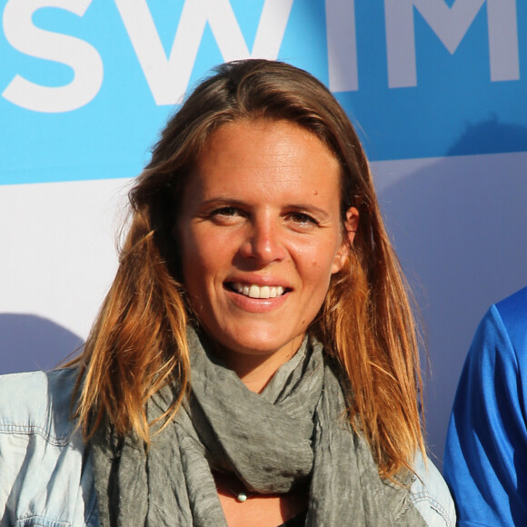 Exclusif - Laure Manaudou - 2e édition de l'Open Swin Stars "Paris à la nage" au bassin de la Villette à Paris. Le 2 juillet 2016. © Marc Ausset-Lacroix / Bestimage