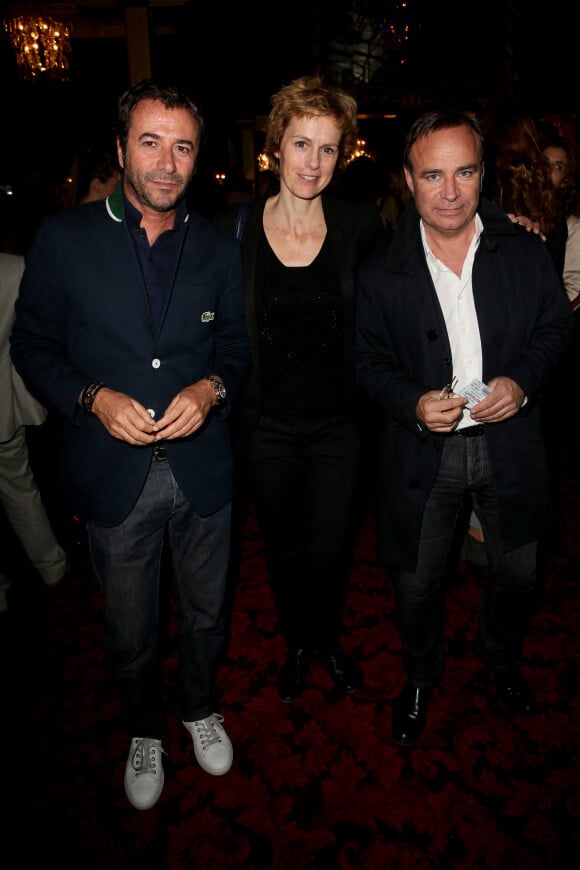 Bernard Montiel, Anne Richard, Fabien Lecoeuvre - Showcase de la comédie musicale "Mistinguett" au Casino de Paris, le 3 juin 2014.