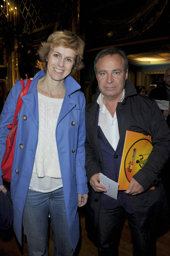 Anne Richard et Fabien Lecoeuvre - Generale de la Comedie musicale "Salut les Copains" aux Folies Bergere a Paris le 18 Octobre 2012.