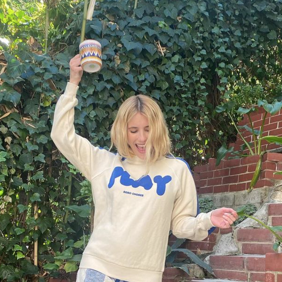 Emma Roberts en février 2021.