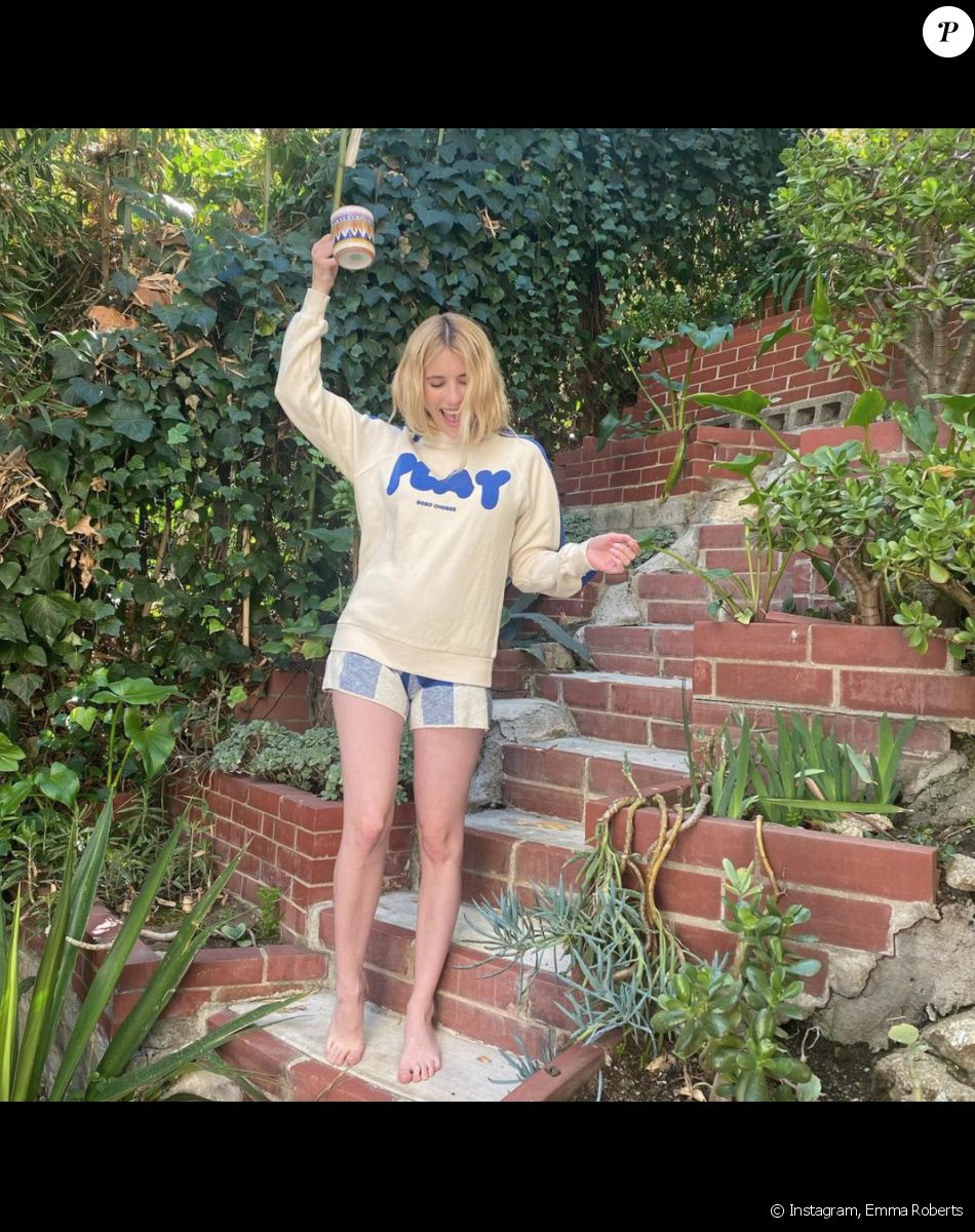Emma Roberts en février 2021.