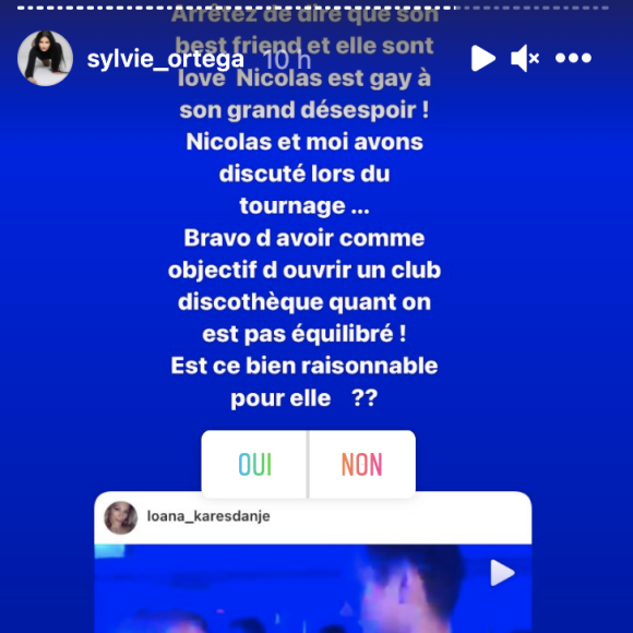 Sylvie Ortega Munos rétablit la vérité sur la relation entre Loana et son meilleur ami Nicolas, sur Instagram.