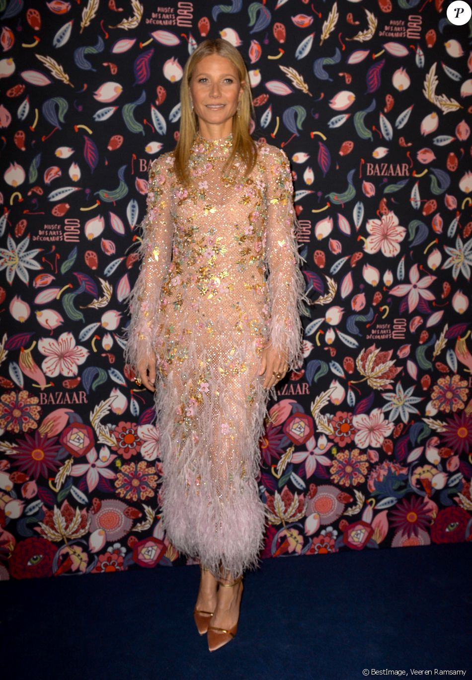 Gwyneth Paltrow au photocall de la soirée Harper's Bazaar au Musée Des Arts Décoratifs à Paris le 26 février 2020 en marge de la fashion week prêt-à-porter automne-hiver 2020/2021 © Veeren Ramsamy / Bestimage