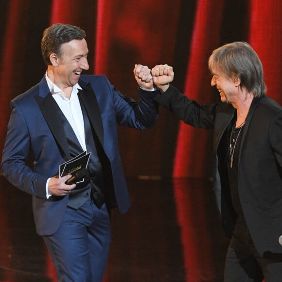 Stéphane Bern et Jean-Louis Aubert - 36e édition des Victoires de la Musique à la Seine Musicale à Boulogne-Billancourt. Le 12 février 2021. © Coadic Guirec/Bestimage