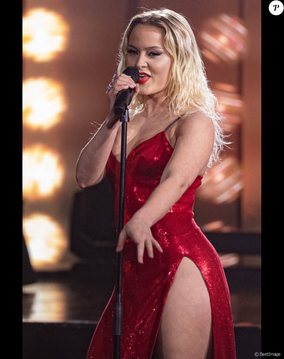 Zara Larsson - Gala caritatif pour l'industrie musicale suédoise à Stockholm. Le 30 janvier 2021.