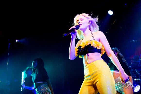 Zara Larsson en concert à l'Electric Brixton à Londres, le 22 mai 2019.