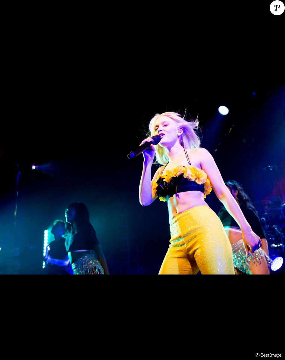 Zara Larsson en concert à l'Electric Brixton à Londres, le 22 mai 2019.