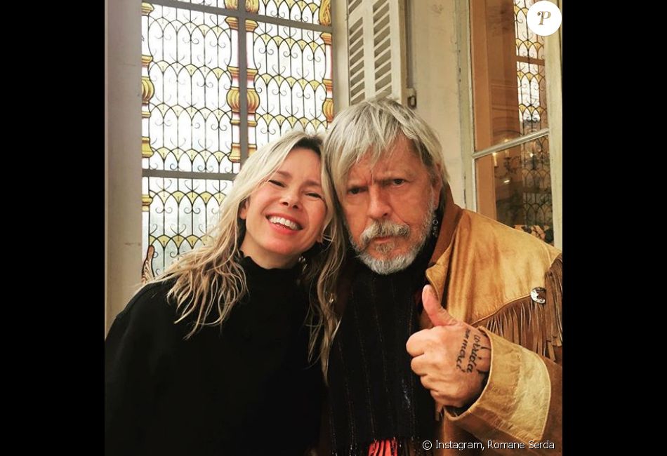 Romane Serda et Renaud réunis sur une photo publiée sur Instagram le 14 février 2018