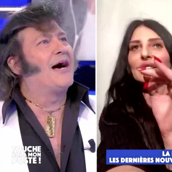 Eryl Prayer et Sylvie Ortega. Nouveau clash dans "Touche pas à mon poste" sur C8.