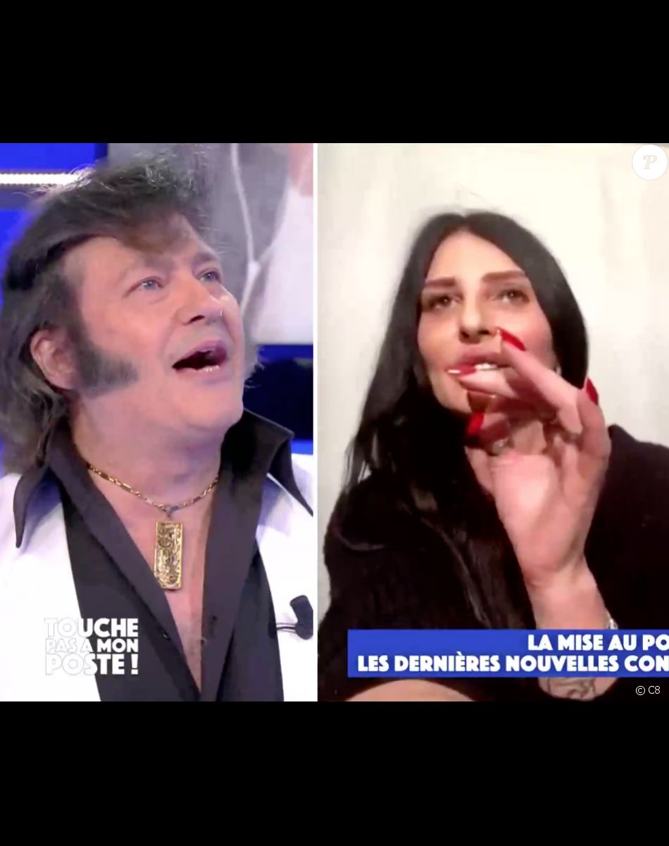 Eryl Prayer et Sylvie Ortega. Nouveau clash dans "Touche pas à mon poste" sur C8.