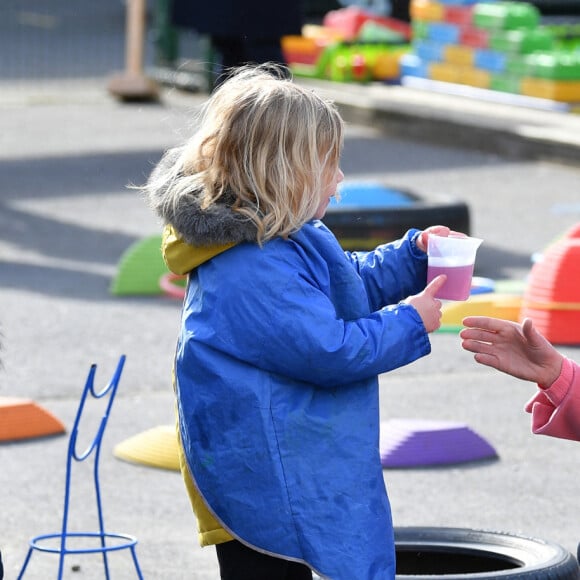 Kate Catherine Middleton, duchesse de Cambridge, en visite à l'école 21 à Londres. Le 11 mars 2021