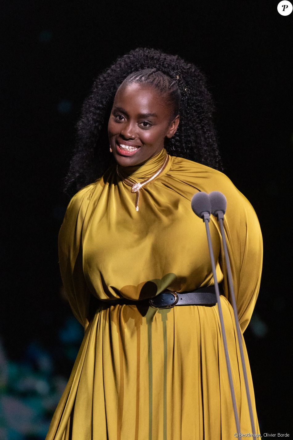 Aïssa Maïga lors de la 45ème cérémonie des César à la salle Pleyel à Paris le 28 février 2020 © Olivier Borde / Dominique Jacovides / Bestimage