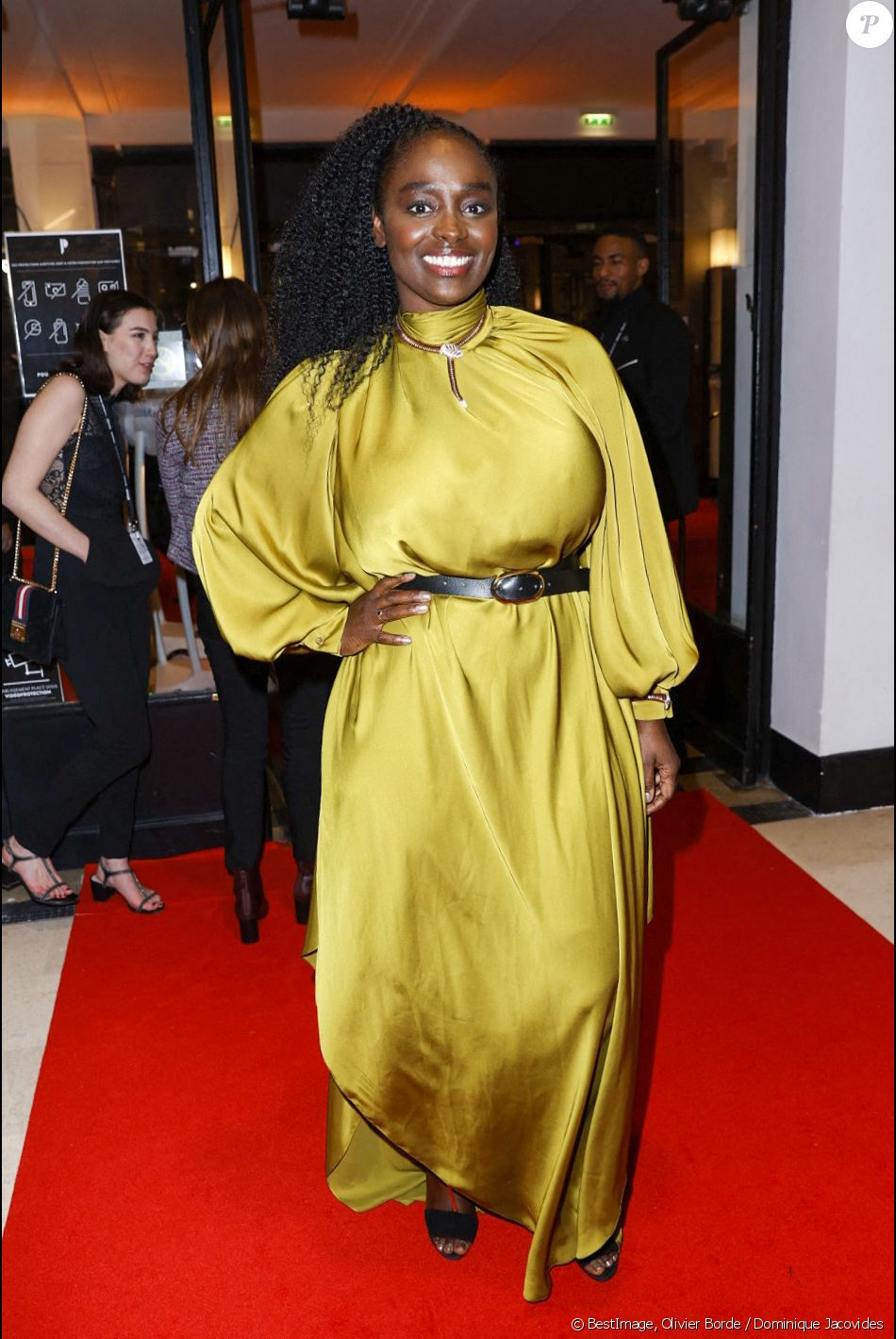 Aïssa Maïga - Arrivées à la 45ème cérémonie des César à la salle Pleyel à Paris le 28 février 2020. © Olivier Borde / Dominique Jacovides / Bestimage