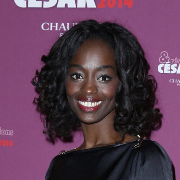 Aissa Maiga - Diner au Meurice pour les revelations des Cesar 2014, le 13 janvier 2014 à Paris. 