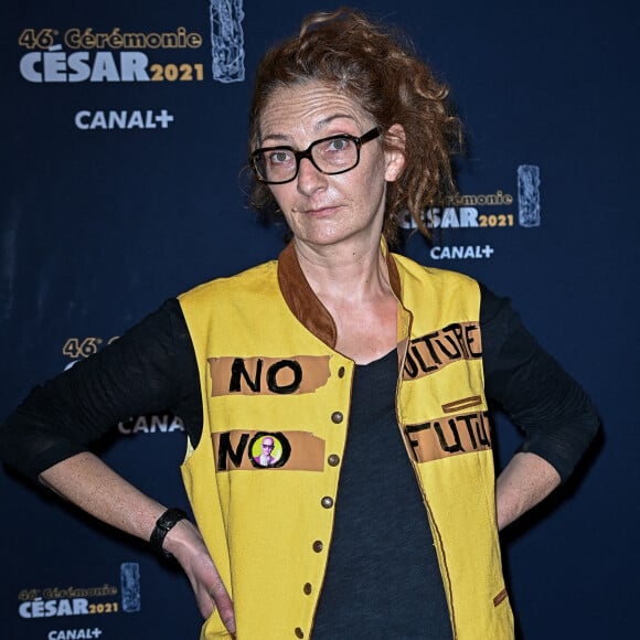 Corinne Masiero lors du photocall lors de la 46ème cérémonie des César à l'Olympia à Paris le 12 mars 2021 © David Niviere / Pool / Bestimage 