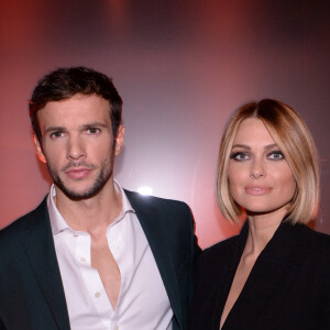 Exclusif - Hugo Philip et sa compagne Caroline Receveur - Soirée de lancement du nouveau parfum Boss "The scent absolute" à l'hôtel Mandarin Oriental à Paris le 13 novembre 2019. © Rachid Bellak/Bestimage 