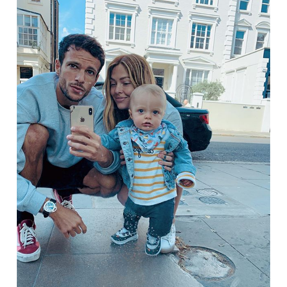 Caroline Receveur, Hugo Philip et Marlon à Londres.