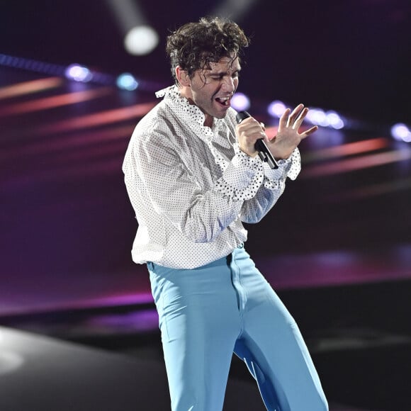 Mika en concert à Padoue en Italie le 1er février 2020.