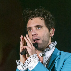 Mika en concert à Padoue en Italie le 1er février 2020.