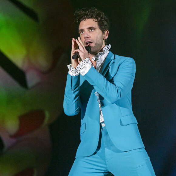 Mika en concert à Padoue en Italie le 1er février 2020.