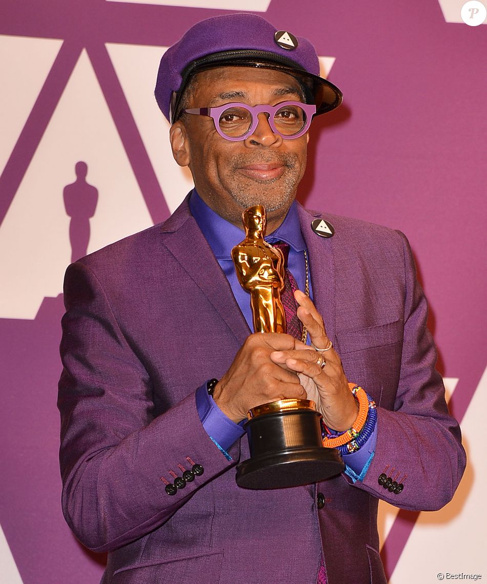 Spike Lee - Pressroom de la 91e cérémonie des Oscars 2019 au théâtre Dolby à Los Angeles, le 24 février 2019.