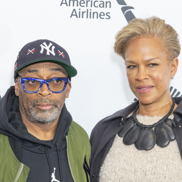 Spike Lee et sa femme Tonya Lewis Lee - Première de "Marriage Story" lors du 57e Festival du Film de New York (FFNY), le 4 octobre 2019.
