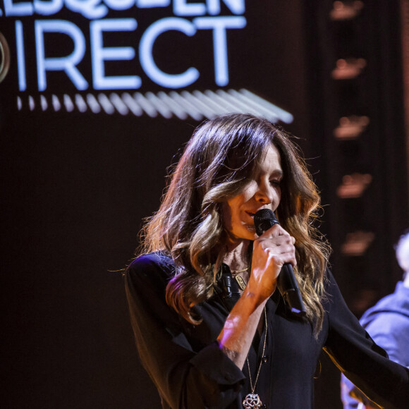 Exclusif - Carla Bruni - Enregistrement de l'émission "On Est Presque En Direct" (OEED), présentée par L.Ruquier, et diffusée sur France 2 le 14 novembre 2020. © Jack Tribeca / Bestimage