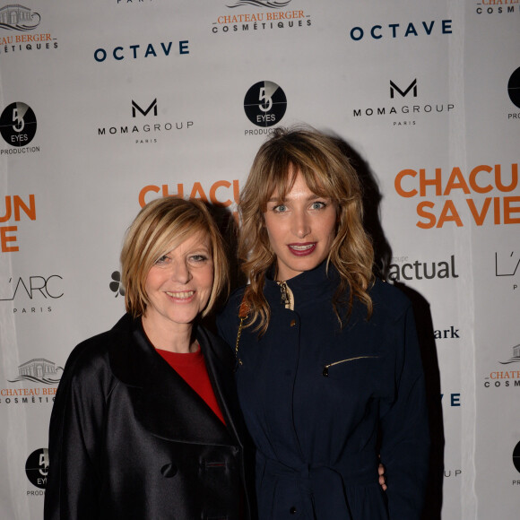 Chantal Ladesou et Pauline Lefèvre lors de l'after party du film "Chacun sa vie" à L'Arc à Paris, France, le 13 mars 2017. © Rachid Bellak/Bestimage 