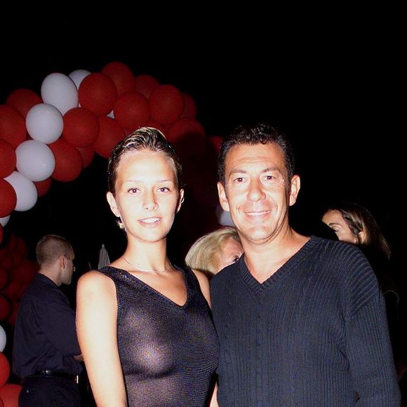François Feldman et son amie Charlotte à Saint-Tropez.