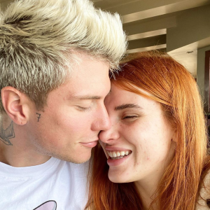 Bella Thorne et son fiancé Benjamin Mascolo. Janvier 2021.