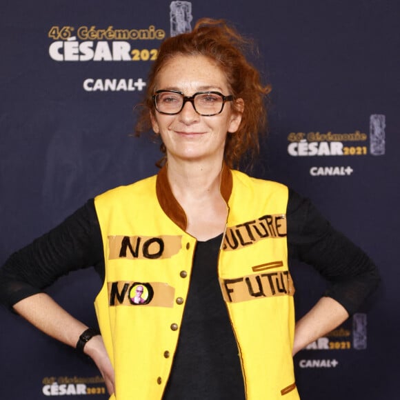 Corinne Masiero lors du photocall lors de la 46e cérémonie des César à l'Olympia à Paris © Thomas Samson / Pool / Bestimage 