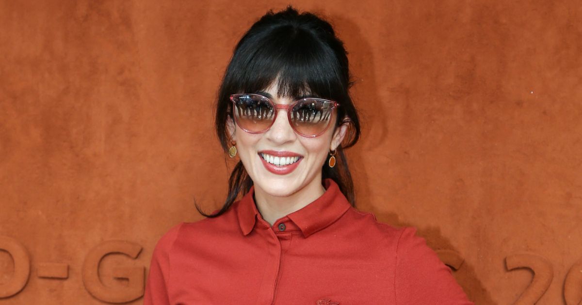 Nolwenn Leroy dans le village lors des internationaux de tennis de