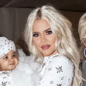 Kris Jenner, sa fille Khloé Kardashian et sa petite-fille True Thompson. Novembre 2020.