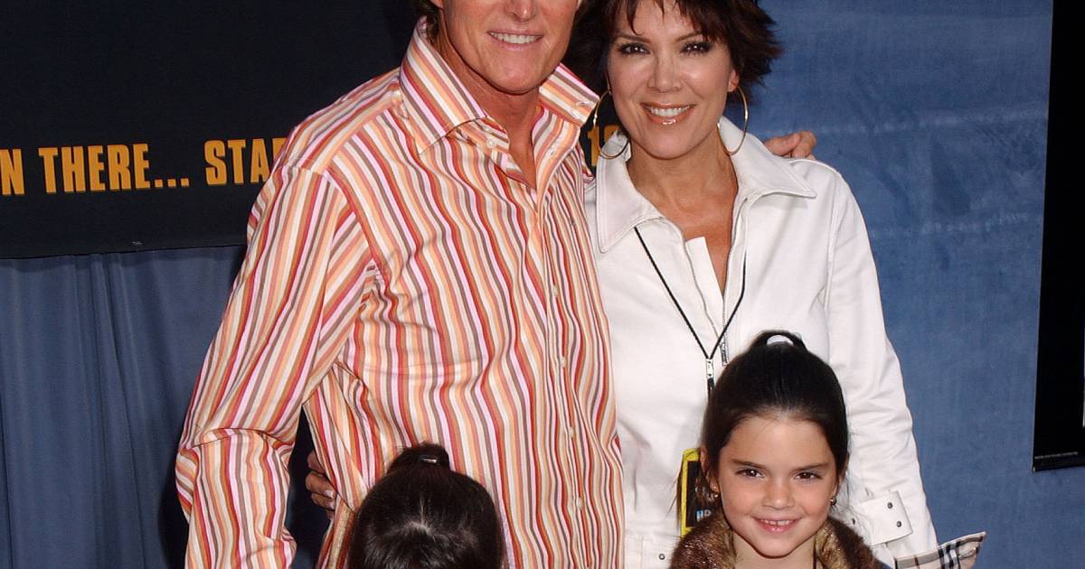 Bruce, Kris Jenner et leurs filles Kylie et Kendall à Los Angeles