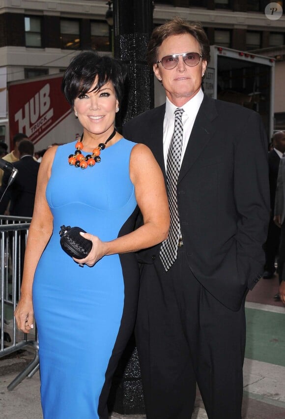 Kris et Bruce Jenner à New York, le 30 avril 2012.
