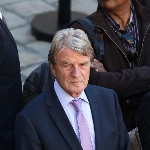 Bernard Kouchner - Arrivées à l'hommage national à Charles Aznavour à l'Hôtel des Invalides à Paris. Le 5 octobre 2018 © Jacovides-Moreau / Bestimage
