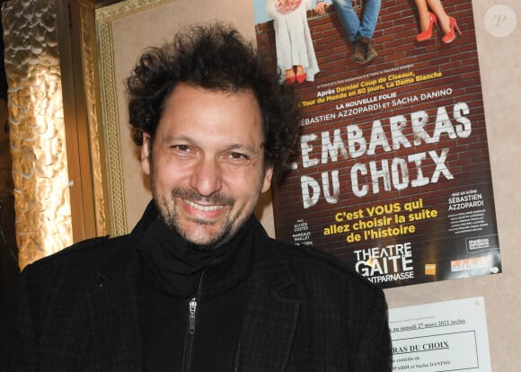 Éric Antoine - People à la générale de la pièce "L'embarras du choix" au Théâtre de la Gaité-Montparnasse à Paris. Le 15 octobre 2020 © Coadic Guirec / Bestimage