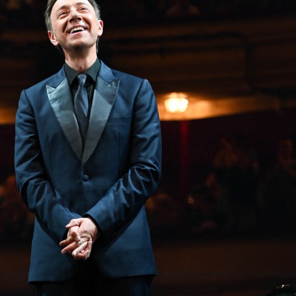 Exclusif - Première du spectacle de Stéphane Bern, "Vous n'aurez pas le dernier mot" au Théâtre Montparnasse à Paris le 14 octobre 2019. © Coadic Guirec / Bestimage