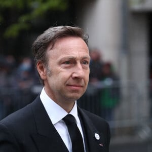 Stéphane Bern - Arrivées des familles royales aux obsèques de S.A.R. le Grand-Duc Jean de Luxembourg en la cathédrale Notre-Dame à Luxembourg le 4 mai 2019. © Cyril Moreau - Alain Rolland/Bestimage