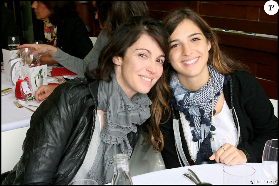 Zabou Breitman Et Sa Fille Anna à Roland-Garros En 2009. - Purepeople