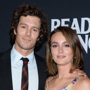 Adam Brody et sa femme Leighton Meester à la première du film "Ready or Not" au cinéma ArcLight à Los Angeles, le 19 août 2019.