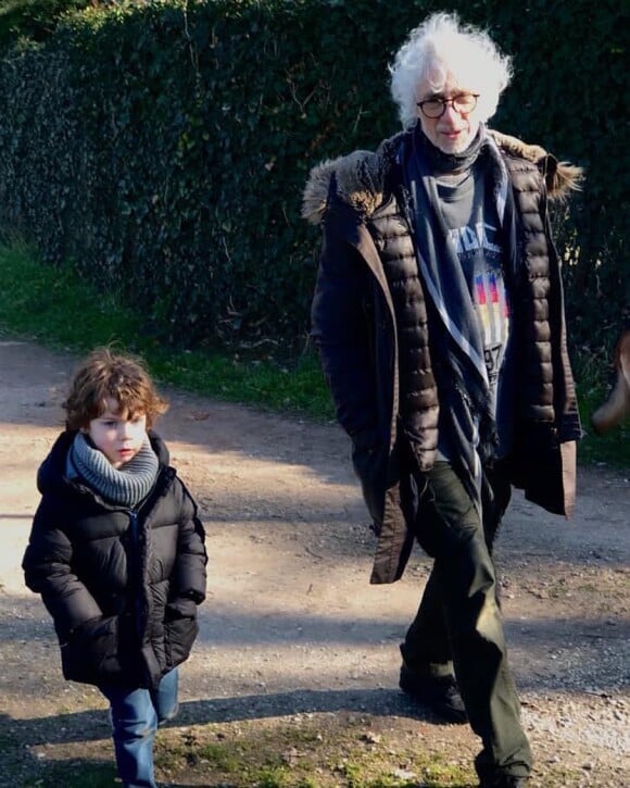 Louis Bertignac et son fils Jack sur Instagram, mars 2021.