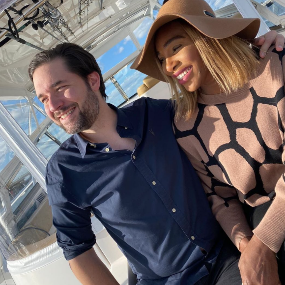 Serena Williams et son mari Alexis Ohanian en juin 2020.